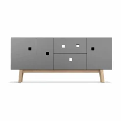 Peep M2 mediabänk slate grey retro ekstativ