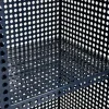 Perforated Cabinet skåp large Steel blue