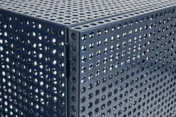 Perforated Cabinet skåp large Steel blue