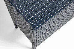Perforated Cabinet skåp small Steel blue