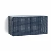 Perforated Cabinet väggskåp small Steel blue