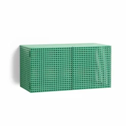 Perforated Cabinet väggskåp small Soft jade