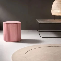 Petit Palais sidobord dusty pink h42 topp carraramarmor