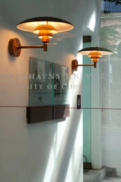 PH vägglampa Brushed copper