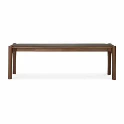 PI bänk 146x35 cm Lackad teak brown