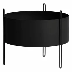 Pidestall blomkruka medium Ø40 cm Svart