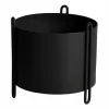 Pidestall blomkruka small Ø15 cm Svart
