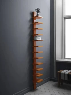 Pilaster vägghylla Havtorn högglans