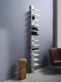 Pilaster vägghylla Äggskal högglans
