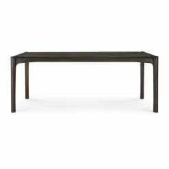 PI matbord Dark brown teak 200x95 cm