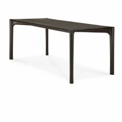 PI matbord Dark brown teak 180x90 cm