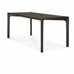 PI matbord Dark brown teak 160x80 cm