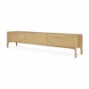 PI mediabänk Ek 242 cm