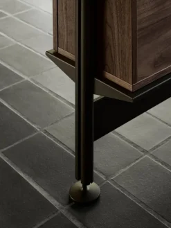 Pira G2 hyllsystem F C A Black/Walnut 256-264 cm