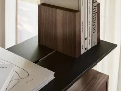 Pira G2 hyllsystem F C B Black/Walnut 240-247 cm