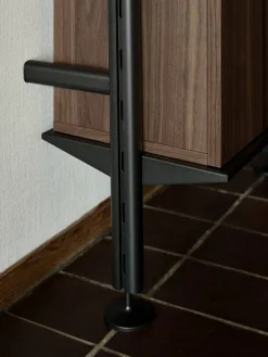 Pira G2 hyllsystem W B Black/Walnut