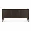 PI Sideboard Teak dark brown 3 dörrar