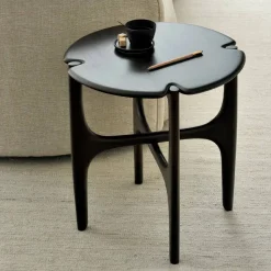 PI sidobord Mahogny dark brown