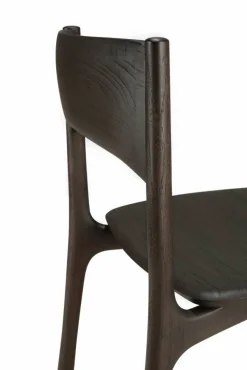 PI stol Dark brown teak