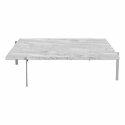 PK61A Soffbord marmor 120x120 cm Fauske marble grey-white