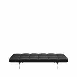 PK80 dagbädd Leather aura black 190 cm