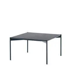 Plateau soffbord marmor svart-svart underrede-60x60