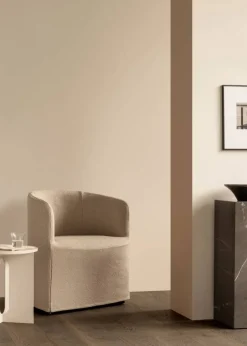 Plinth tall sidobord 30x30x51 cm Grey galaxy