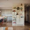 Portal bokhylla 123 cm - Off-white