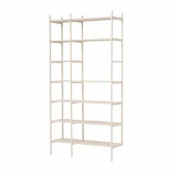 Portal bokhylla 123 cm - Off-white