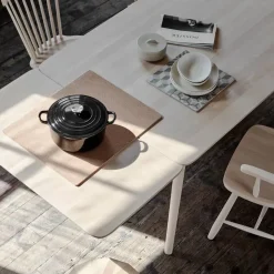 Prima Vista bord björk ljus mattlack 120cm 1 ilägg