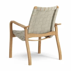 Primo fåtölj låg oljad ek Natur