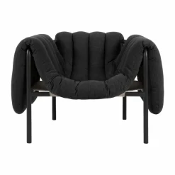 Puffy loungefåtölj Anthracite-black grey