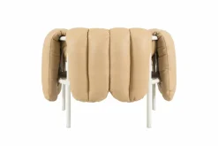 Puffy loungefåtölj Sand leather-cream