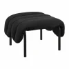 Puffy ottoman 58x67 cm Anthracite-black grey