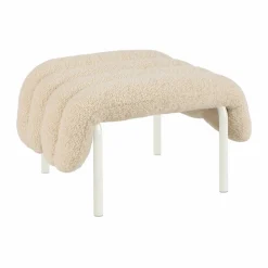 Puffy ottoman 58x67 cm Eggshell-cream