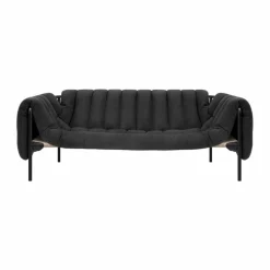 Puffy 2 5-sits soffa 205 cm Anthracite-black grey