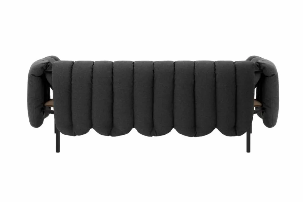 Puffy 2 5-sits soffa 205 cm Anthracite-black grey