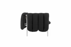Puffy 2 5-sits soffa 205 cm Anthracite-rostfritt stål