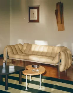 Puffy 2 5-sits soffa 205 cm Anthracite-cream