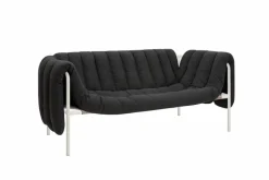 Puffy 2 5-sits soffa 205 cm Anthracite-cream