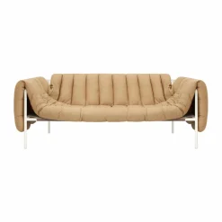 Puffy 2 5-sits soffa 205 cm Sand leather-cream