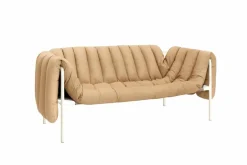 Puffy 2 5-sits soffa 205 cm Sand leather-cream