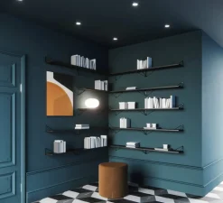 Pythagoras Shelf hyllplan svart