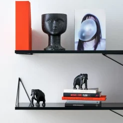 Pythagoras Shelf hyllplan svart