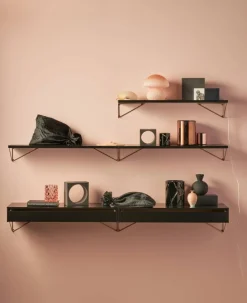 Pythagoras Shelf hyllplan svart