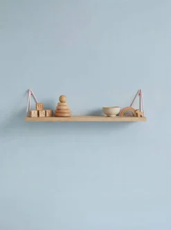 Pythagoras XS hylla Ask-pale pink 41x13 8x12 cm