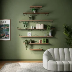 Pythagoras Shelf hyllplan valnöt