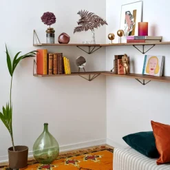 Pythagoras Shelf hyllplan valnöt