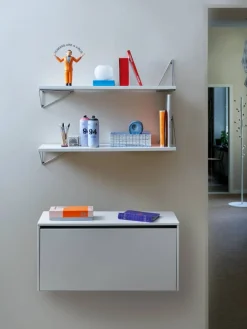 Pythagoras Shelf hyllplan vit