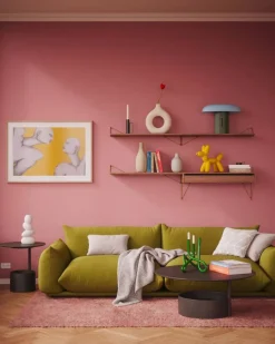 Pythagoras Shelf L hyllplan Valnöt
